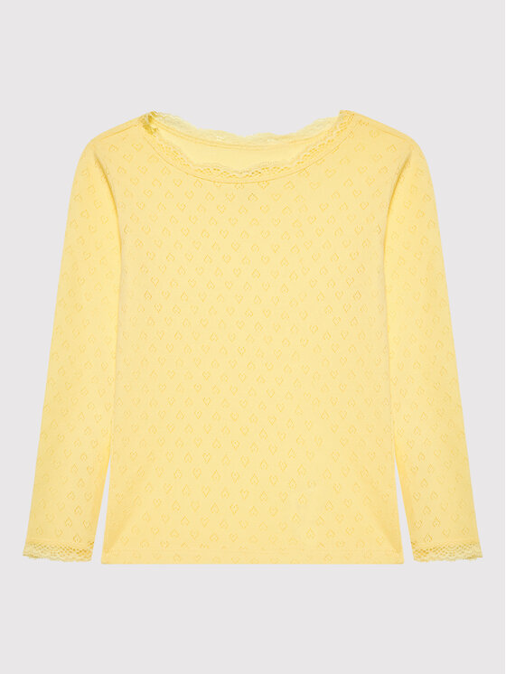 NAME IT NAME IT Bluză 13198716 Galben Slim Fit