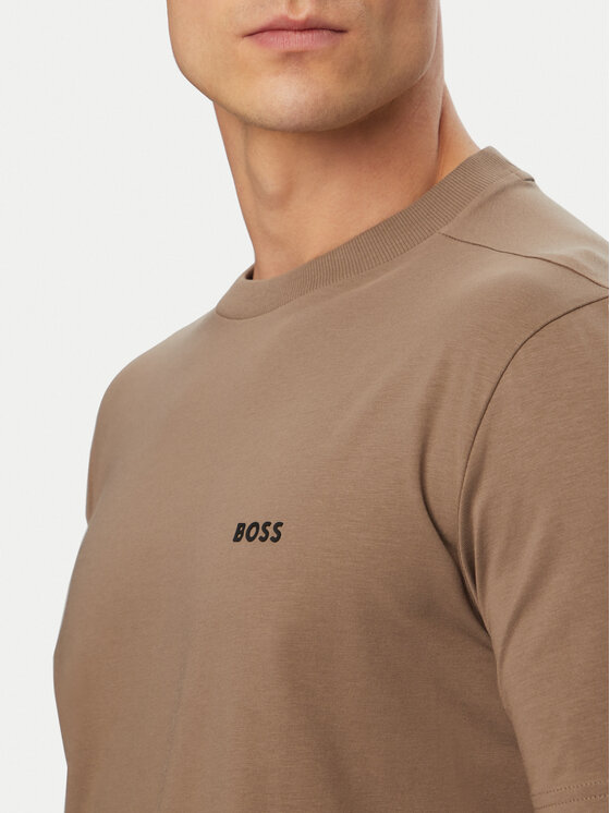 BOSS BOSS T-krekls 50506373 Haki Regular Fit