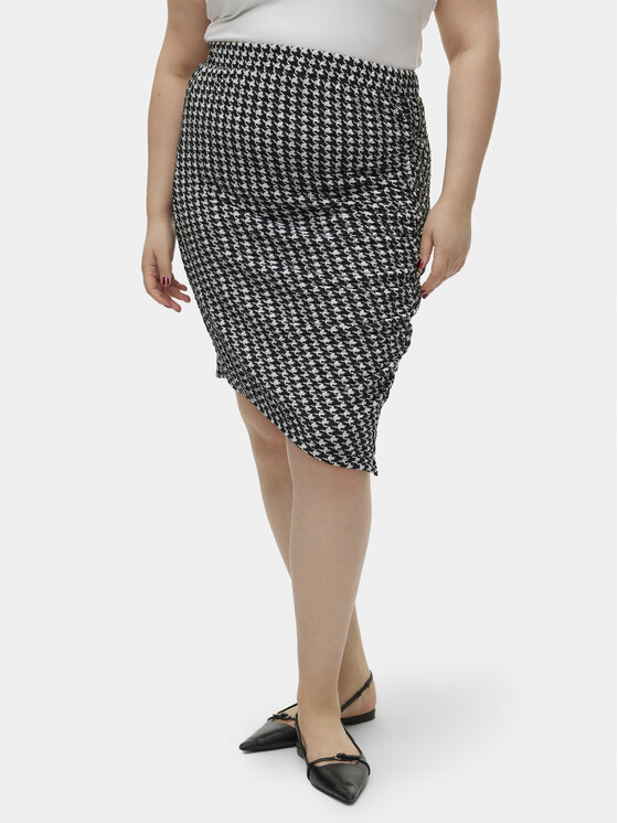 Vero Moda Curve Gonna a matita Bena 10301999 Nero Regular Fit, taglia : 48_50