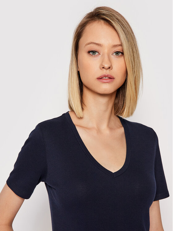 United Colors Of Benetton United Colors Of Benetton T-shirt 3GA2E4230 Tamnoplava Regular Fit