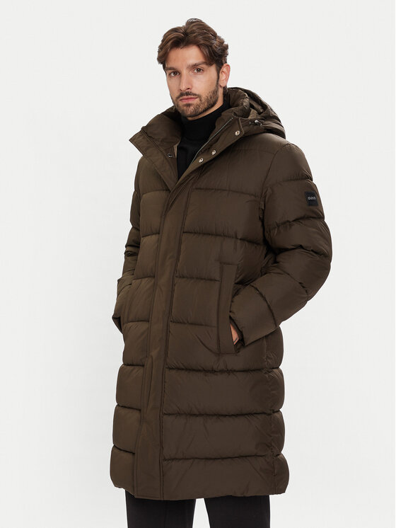 BOSS BOSS Geacă de iarnă H-Cenuto 50540474 Maro Regular Fit