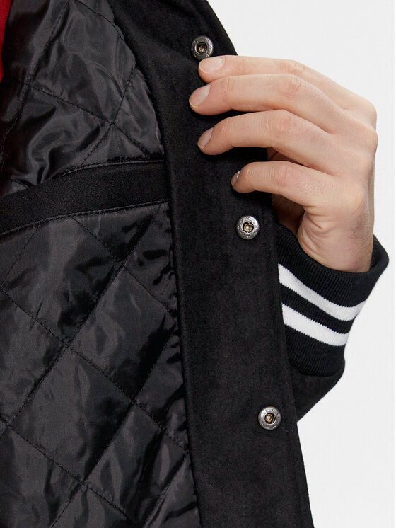 Brave Soul Brave Soul Bomber striukė MJK-DURDEN Juoda Regular Fit