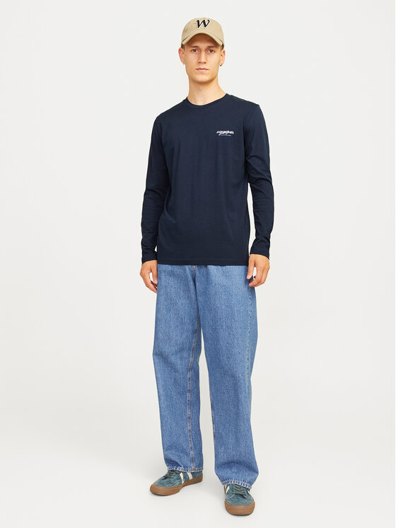 Jack&Jones Jack&Jones Hosszú ujjú Alvis 12259735 Sötétkék Standard Fit