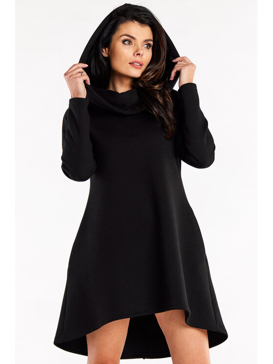 Infinite You Infinite You Úpletové šaty M328 Čierna Basic Fit