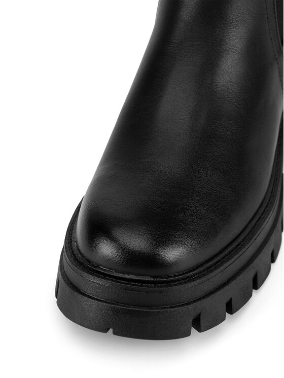 DeeZee DeeZee Členková obuv s elastickým prvkom CEO-HY13030-7 Čierna