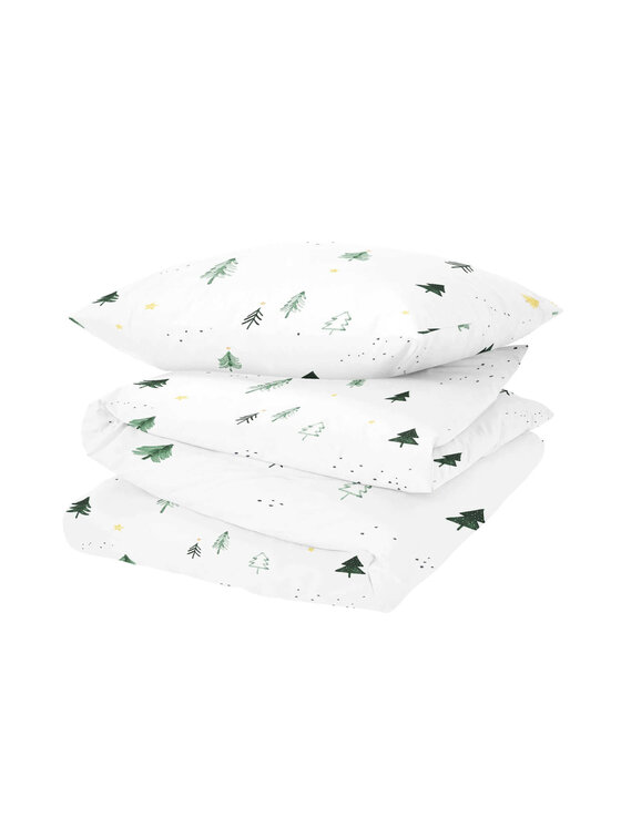 White pocket White pocket Komplet pościeli Pościel świąteczna Biały