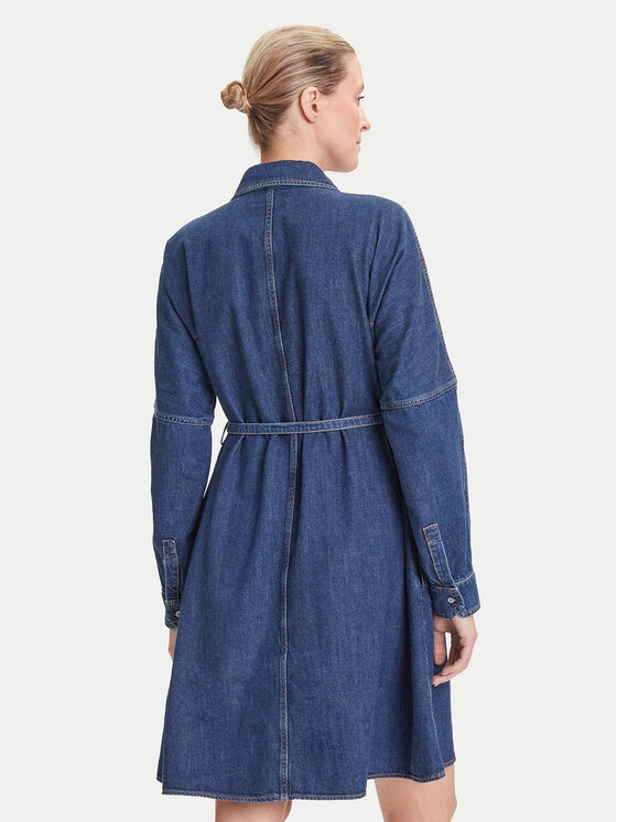 Weekend Max Mara Weekend Max Mara Džínsové šaty Balenio 2525226081 Tmavomodrá Regular Fit