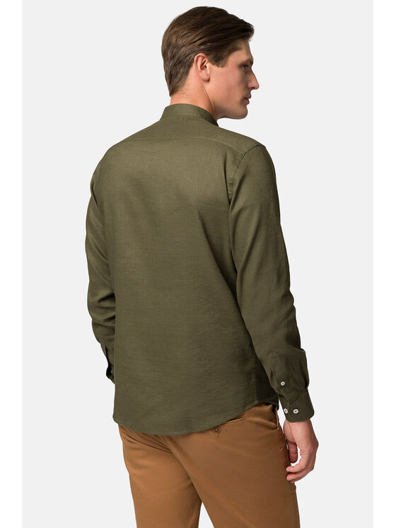 Lancerto Lancerto Koszula Edith KO000108555993 Zielony Slim Fit