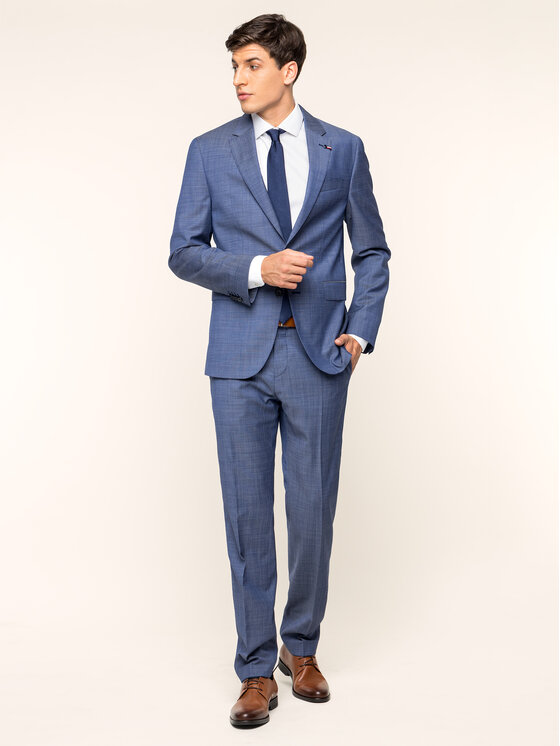 Tommy Hilfiger Tailored Pantalon de costume TT0TT05494 Bleu marine Fit | Modivo.fr