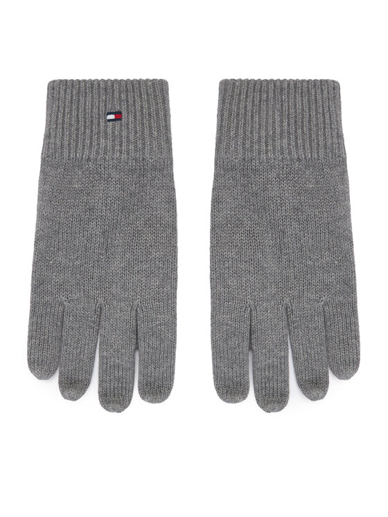 Tommy Hilfiger Tommy Hilfiger Mănuși pentru Bărbați Essentials AM0AM12845 Gri