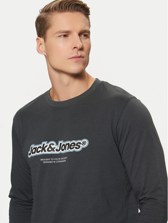 Jack&Jones Jack&Jones Pikkade varrukatega T-särk Vesterbro 12266419 Roheline Relaxed Fit