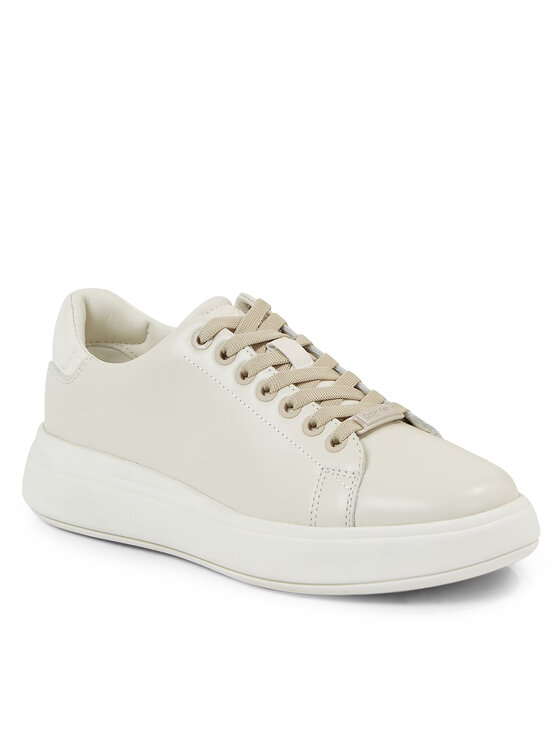 Calvin Klein Calvin Klein Sneakers Raised Cupsole Lace Up HW0HW01668 Bej