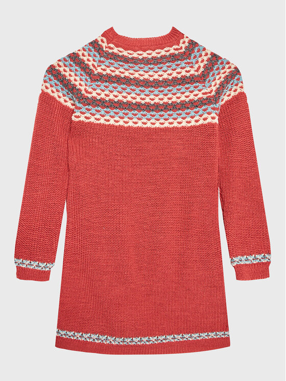 United Colors Of Benetton United Colors Of Benetton Sukienka dzianinowa 1176HV002 Różowy Regular Fit