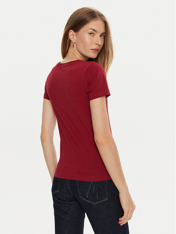 Guess Jeans Guess Jeans T-särk W4YI02 J1314 Punane Slim Fit