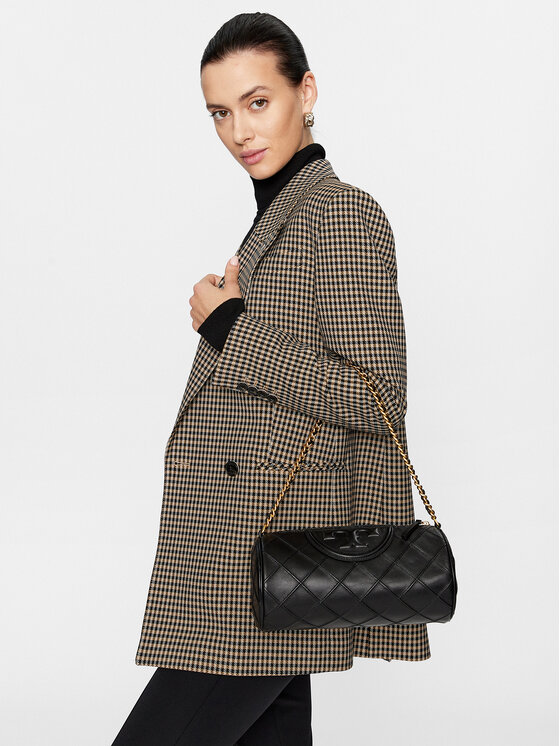 Tory Burch Tory Burch Kabelka Fleming Soft Barrel 150358 Černá