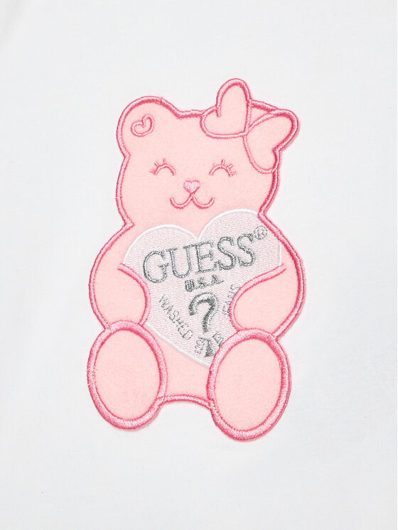 Guess Guess Tričko K2RI27 K6YW1 Biela Regular Fit