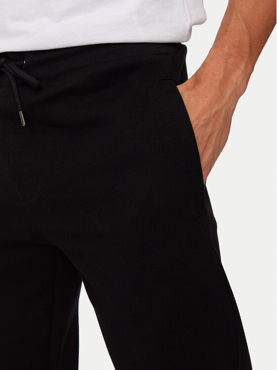 BOSS Boss Sporta bikses 50528825 Melns Regular Fit