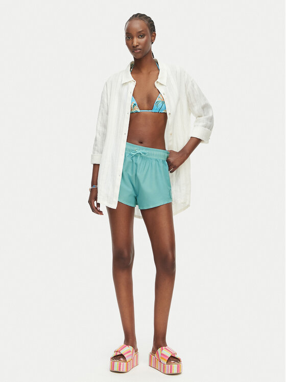 Roxy Roxy Sportiniai šortai No Bad Waves ERJBS03324 Mėlyna Regular Fit