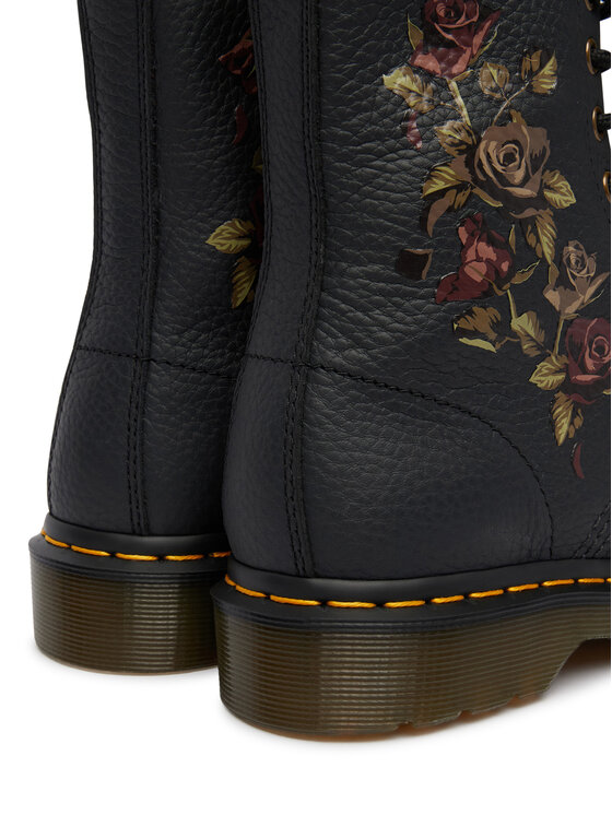 Dr. Martens Dr. Martens Schnürstiefeletten 1460 Decayed Roses DM32070001 Schwarz