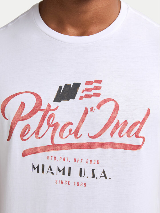 Petrol Industries Petrol Industries T-Shirt M-1050-TSR600 Λευκό Regular Fit