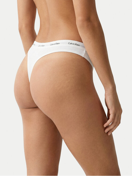 Calvin Klein Underwear Calvin Klein Underwear Stringi LV00QD5357 Balts