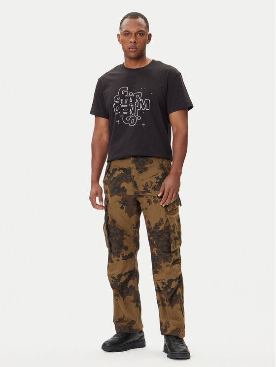 G-Star Raw G-Star Raw Hlače R-3N D25224-D553 Zelena Straight Fit