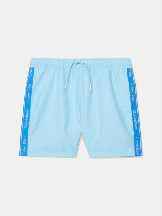 Calvin Klein Swimwear Pantaloni scurți pentru înot KV0KV00042 Albastru celest Regular Fit