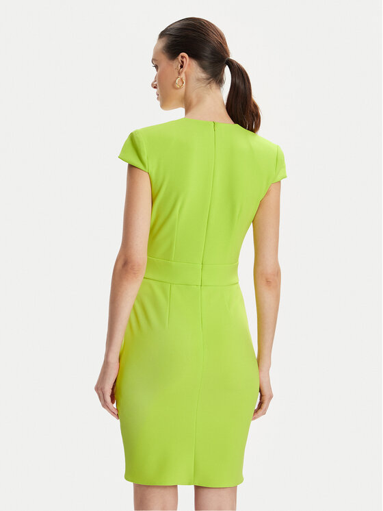 Rinascimento Rinascimento Koktel haljina CFC0117720003 Zelena Regular Fit