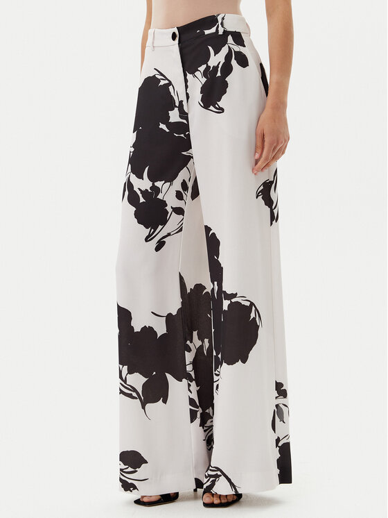 ACCESS FASHION ACCESS FASHION Pantaloni palazzo 53-5047-073 Alb Regular Fit