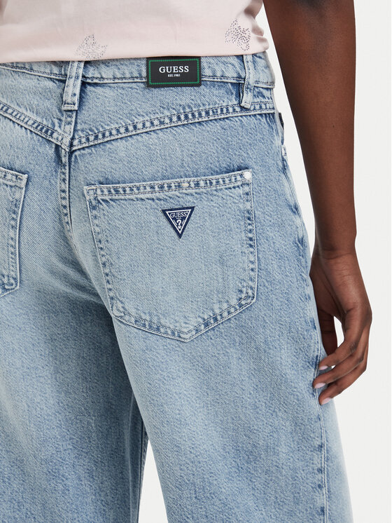 Guess Guess Jeans W6GA82 D0697 Hellblau Relaxed Fit