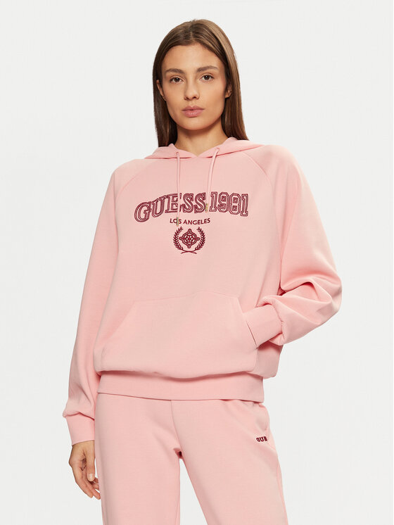 Damska Bluza Guess, Rozmiar XXS, Różowa, V5RQ02 KCLD1