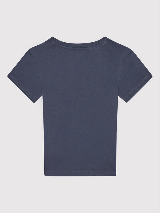 adidas adidas T-Shirt Trefoil HC9601 Granatowy Regular Fit