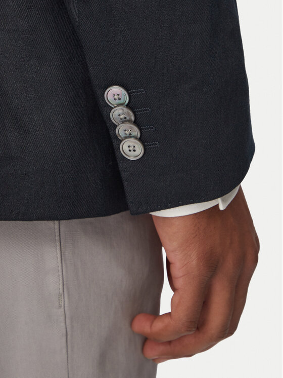 BOSS BOSS Marynarka Hutson Peak 262 50561857 Niebieski Slim Fit