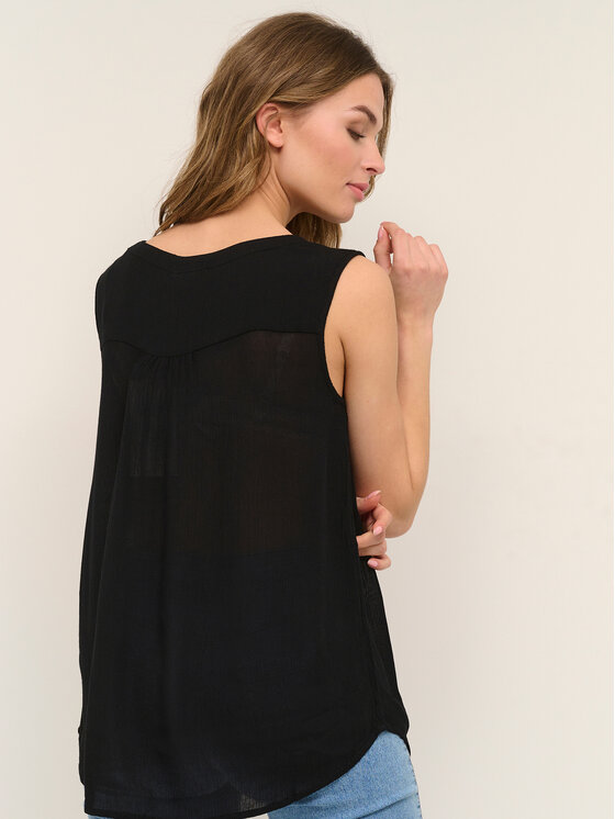 Kaffe Kaffe Top Amber 501035 Nero Regular Fit