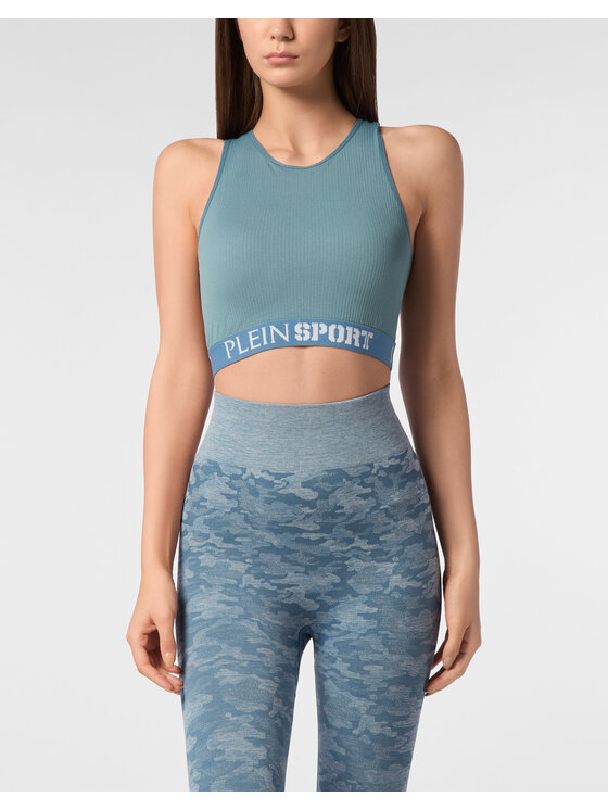 Plein Sport Plein Sport Biustonosz top 22151 Błękitny