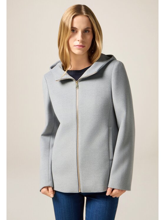 Oltre Oltre Cappotto 8722R001289N013 Grigio Baggy Fit