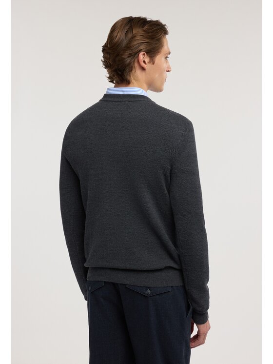 Trussardi Trussardi Cardigan M0038000005N013 Grigio Regular Fit