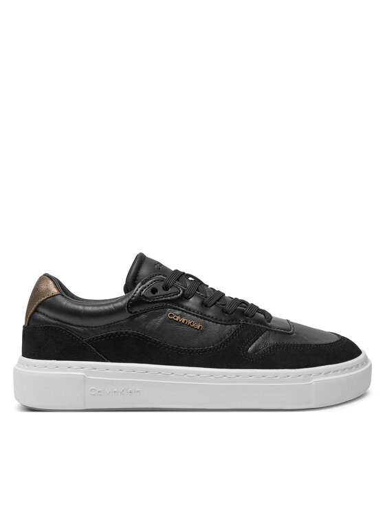 Calvin Klein Calvin Klein Laisvalaikio batai Cupsole Lace Up W/Ml Mix M HW0HW02114 Juoda