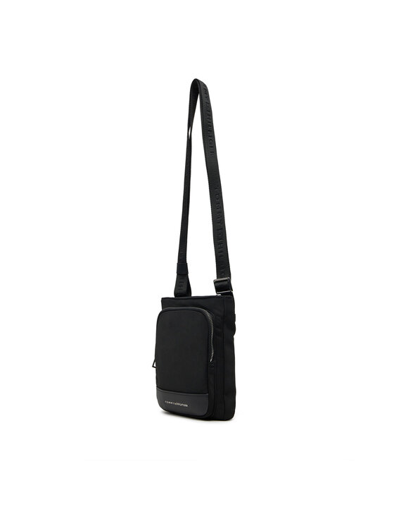Tommy Hilfiger Tommy Hilfiger Τσαντάκι Th Business Nylon Mini Crossover AM0AM13193 Μαύρο