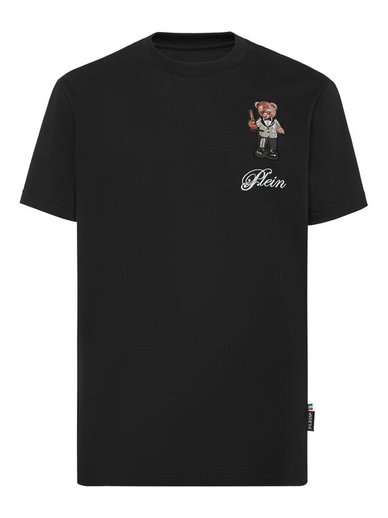 PHILIPP PLEIN PHILIPP PLEIN T-Shirt 27169 Czarny Regular Fit