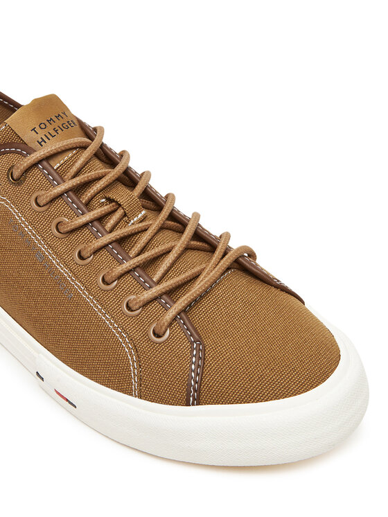 Tommy Hilfiger Tommy Hilfiger Кросівки Hi Vulc Street Canvas FM0FM05515 Коричневий