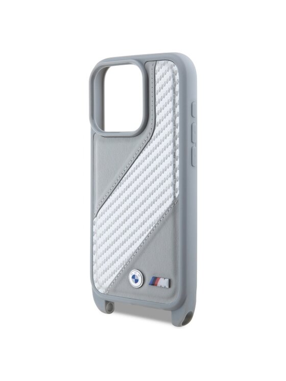 BMW Motorsport BMW Motorsport Etui na telefon Apple iPhone 16 Pro Max Szary