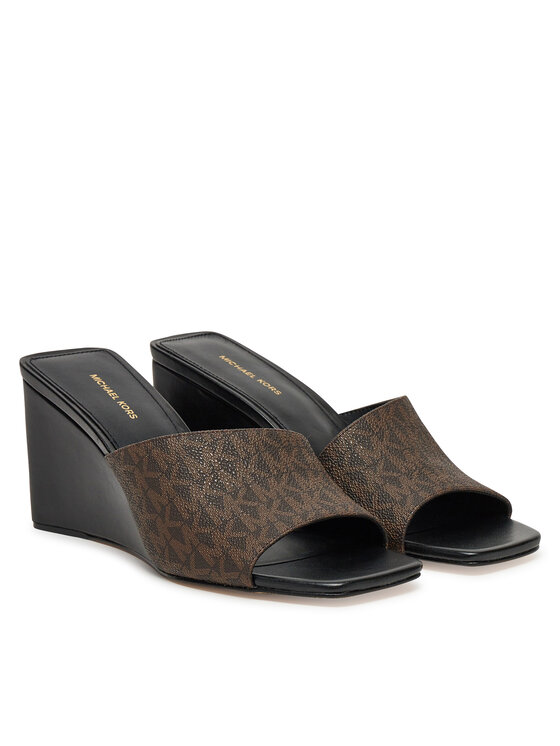 MICHAEL Michael Kors MICHAEL Michael Kors Natikači Merriam Wedge 40S5MMMS1B Rjava