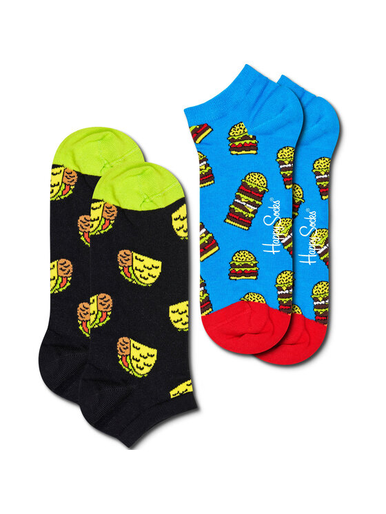 Set di 2 paia di calzini corti unisex Happy Socks