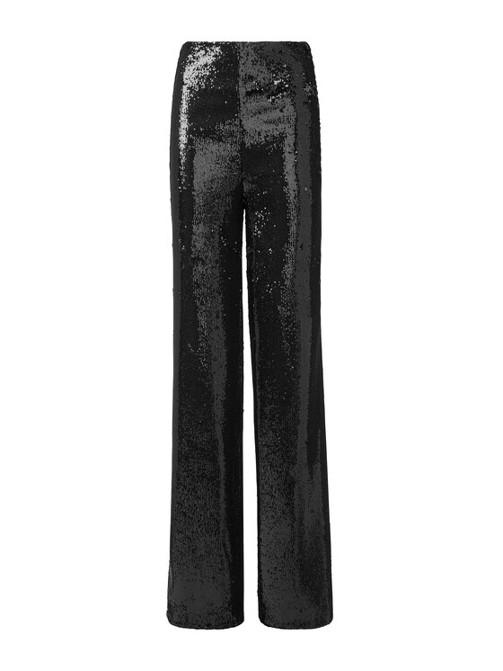 PHILIPP PLEIN PHILIPP PLEIN Spodnie materiałowe 4273 Czarny Flare Fit