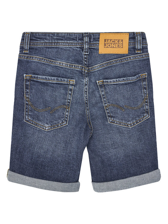 Jack&Jones Junior Jack&Jones Junior Τζιν σορτσάκια Rick 12269799 Σκούρο μπλε Regular Fit