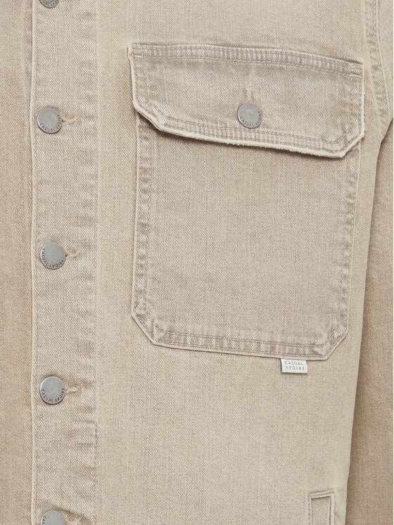 Casual Friday Casual Friday Farmer kabát 20504554 Bézs Regular Fit