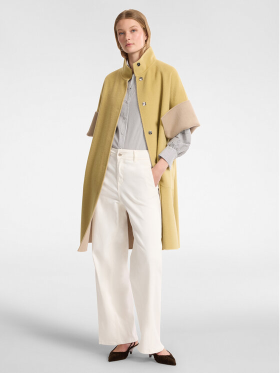 Elena Mirò Elena Mirò Pantaloni di tessuto P498P000324N011 Bianco A-Line Fit