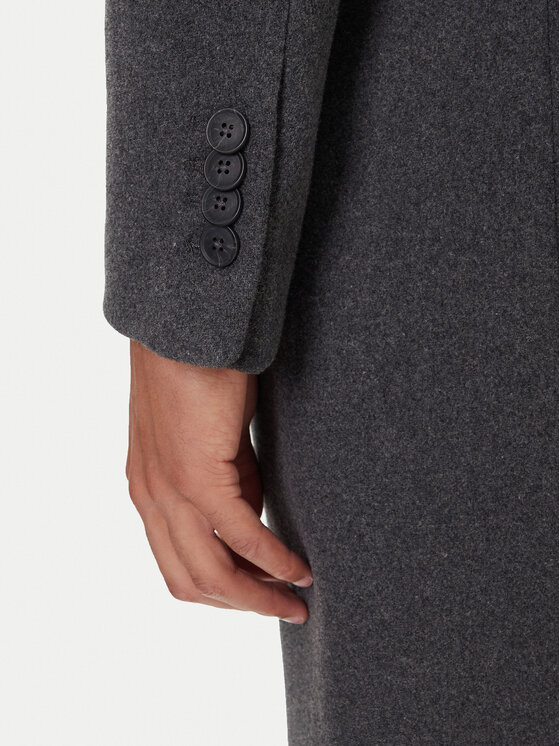 United Colors Of Benetton United Colors Of Benetton Vilnonis paltas 2X59UN05M Pilka Regular Fit