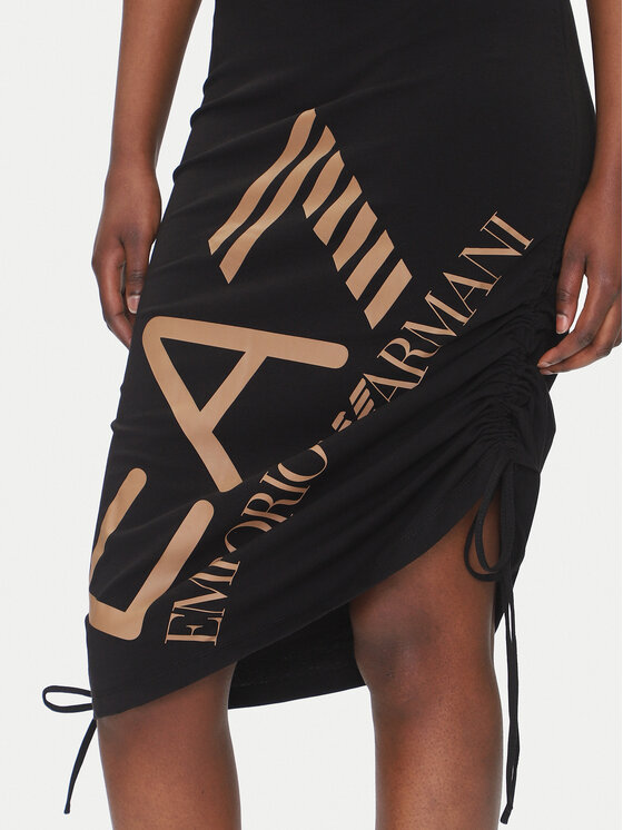 EA7 Emporio Armani EA7 Emporio Armani Haljina za svaki dan 7W000746 AF10373 UC001 Crna Slim Fit